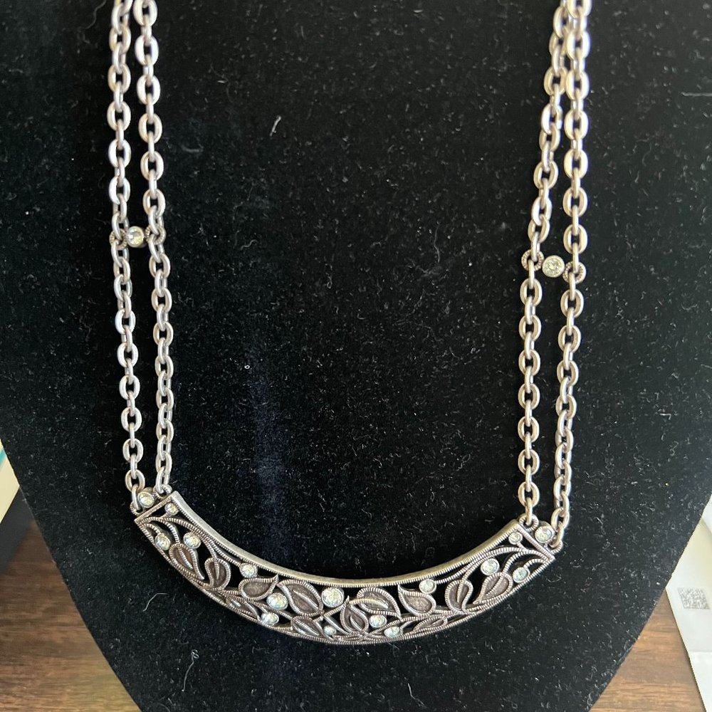 TOUCHSTONE CRYSTAL BY SWAROVSKI VINTAGE VINE NECKLACE